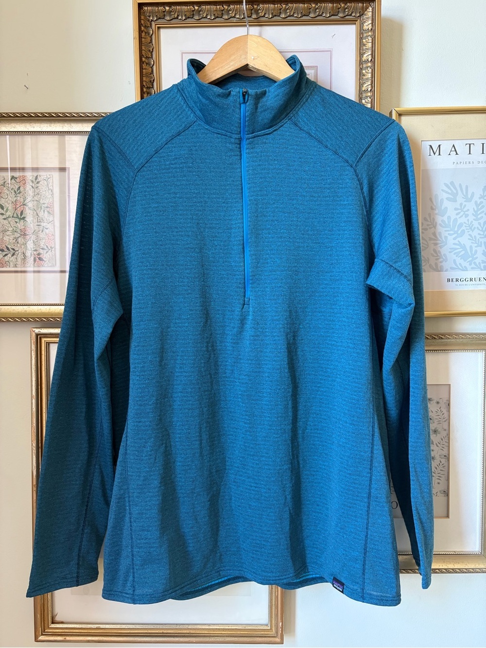 Patagonia Men's Capilene Thermal Weight Zip-Neck Long Sleeve Quarter Zip Large - Picture 2 of 9